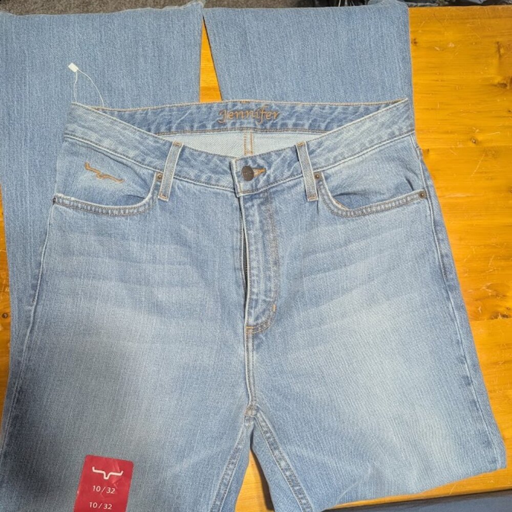 Kimes Ranch Light Blue Flare Jeans